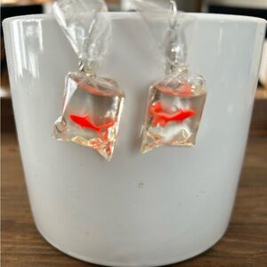 Goldfish Bag Earrings